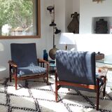Pair of 50s steiner armchairs