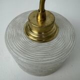 Pair of vintage granite glass wall lights