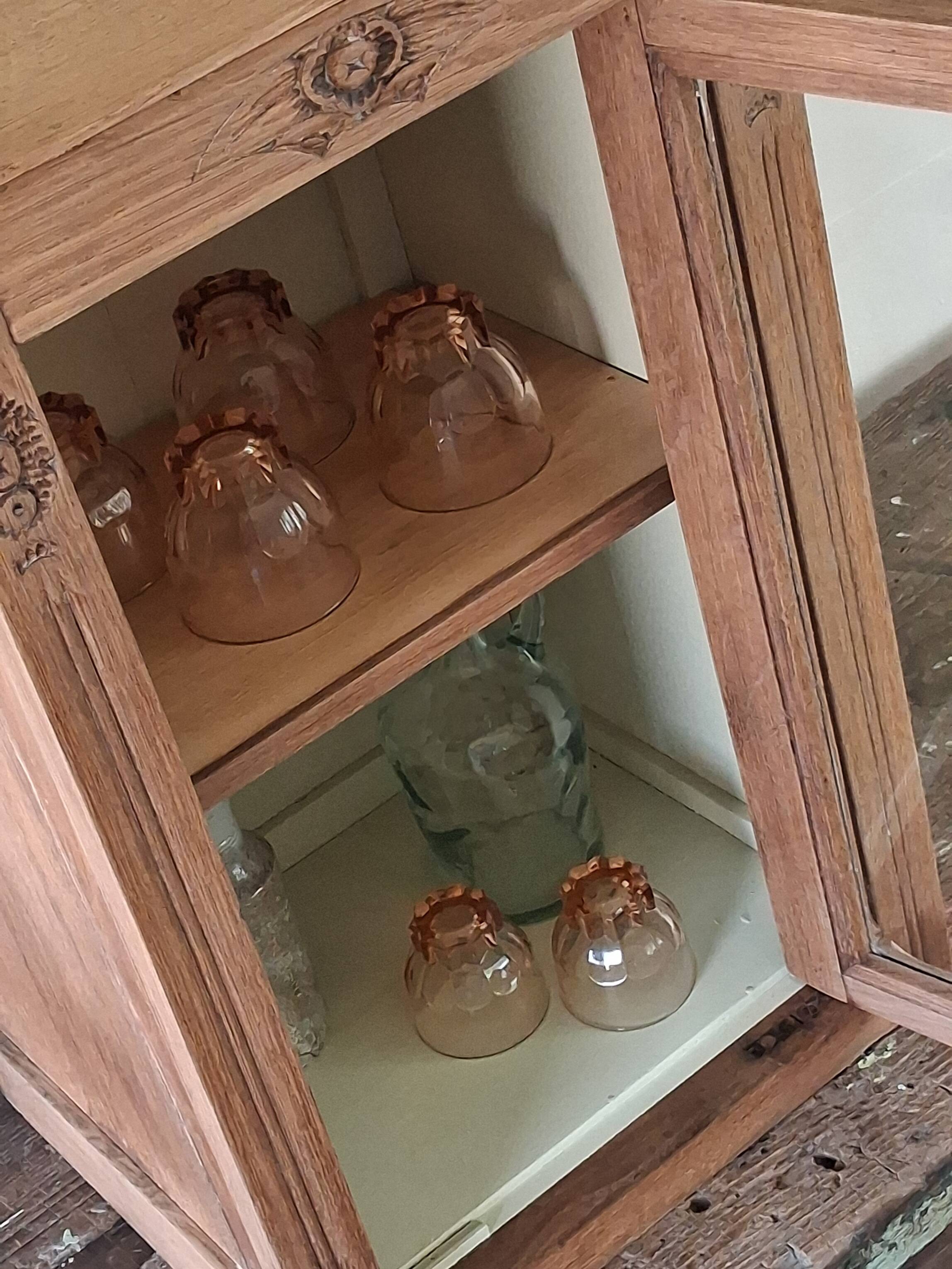 Vitrine Art Déco à poser