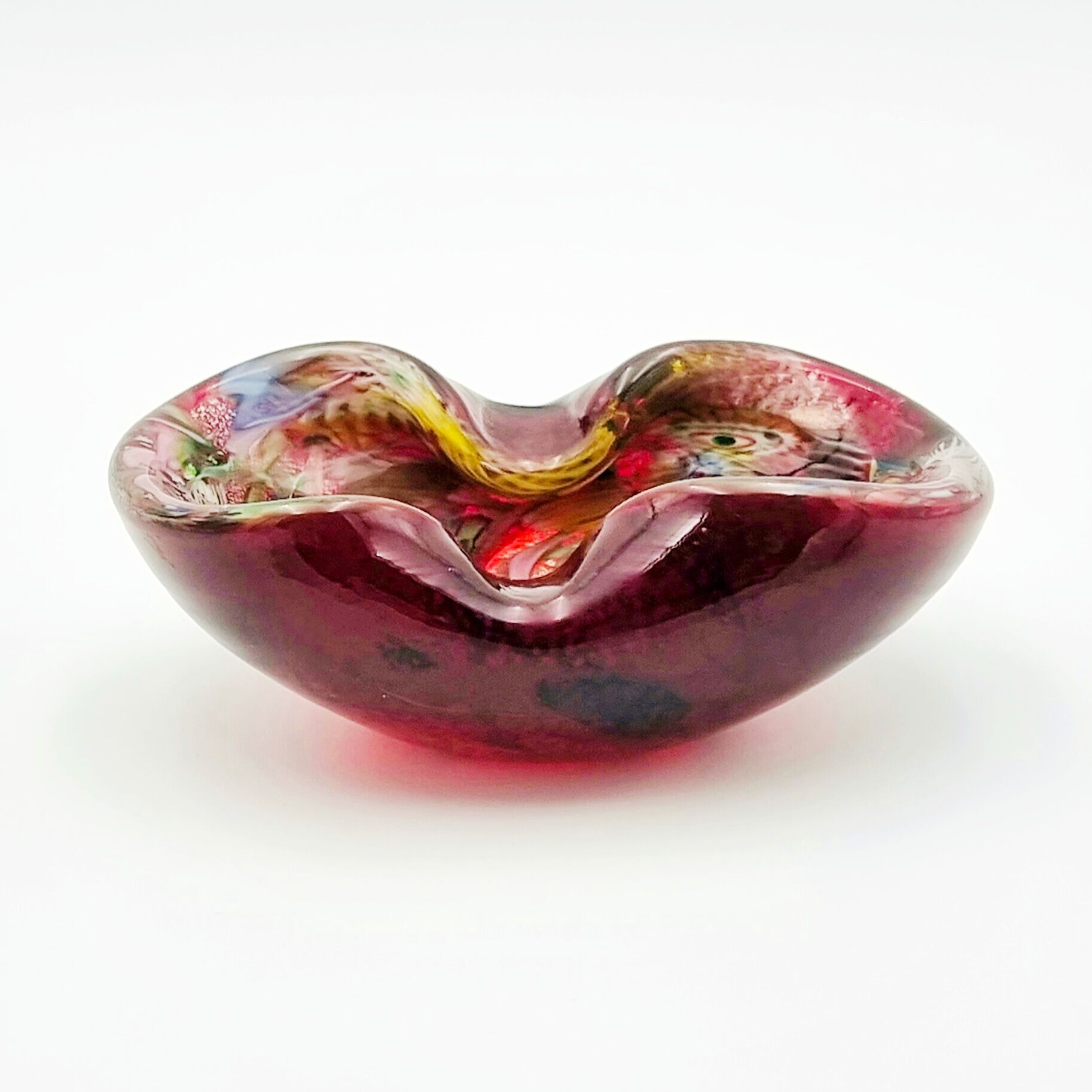 Vintage Murano Glass Bowl by Dino Martens for Aureliano Toso, 1950s