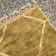 Large ochre and mustard Moroccan Mrirt rug 350x300 cm – diamond pattern