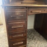 Antique directors oak roll top desk