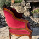 Louis XV style bench in Walnut, 19th century period