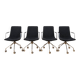Mid-Century Conference Chairs "Comet" by Gunilla Allard for Lammhults, Sweden, 1990s, Set of 4