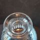 Vintage cut crystal carafe, ball stopper.