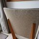 Pair of vintage Scandinavian-style skai chairs