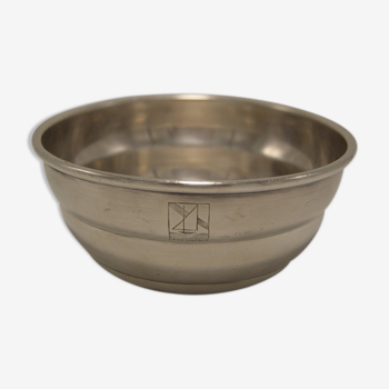 Silver metal bowl