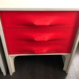 Pair of bedsides by Raymond Loewy design 70