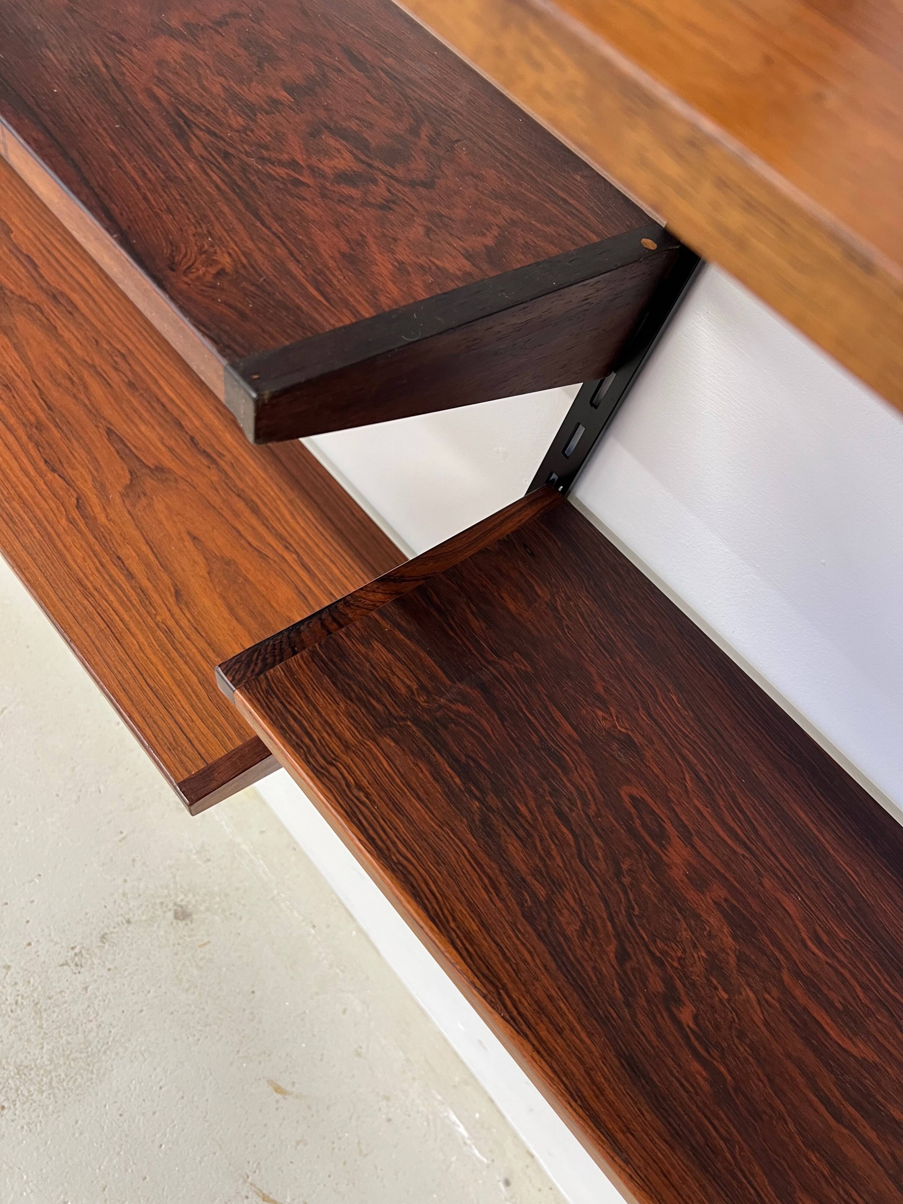 Rosewood Modular Wall System By Kai Kristiansen For Feldballes