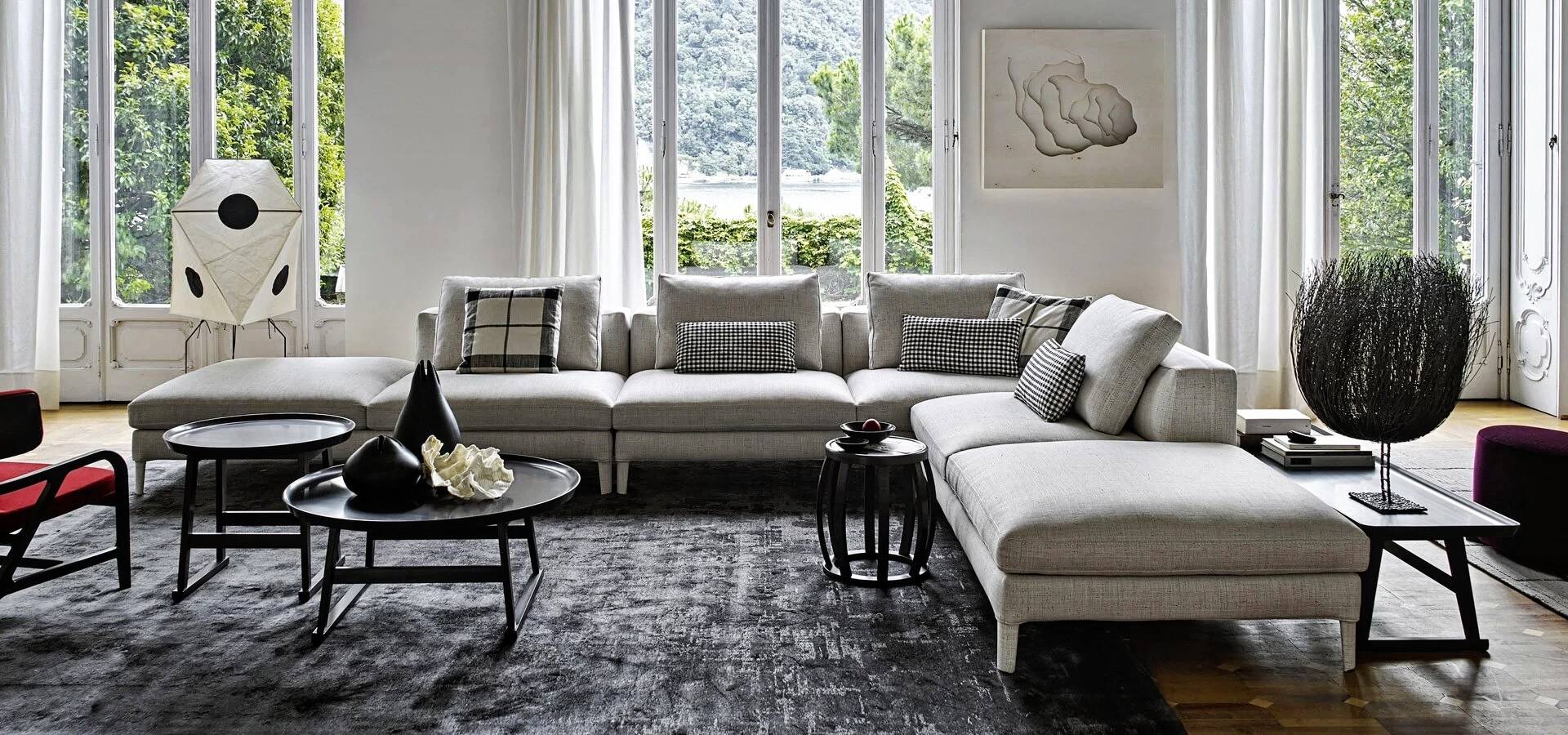 Istos dark gray round rug best price