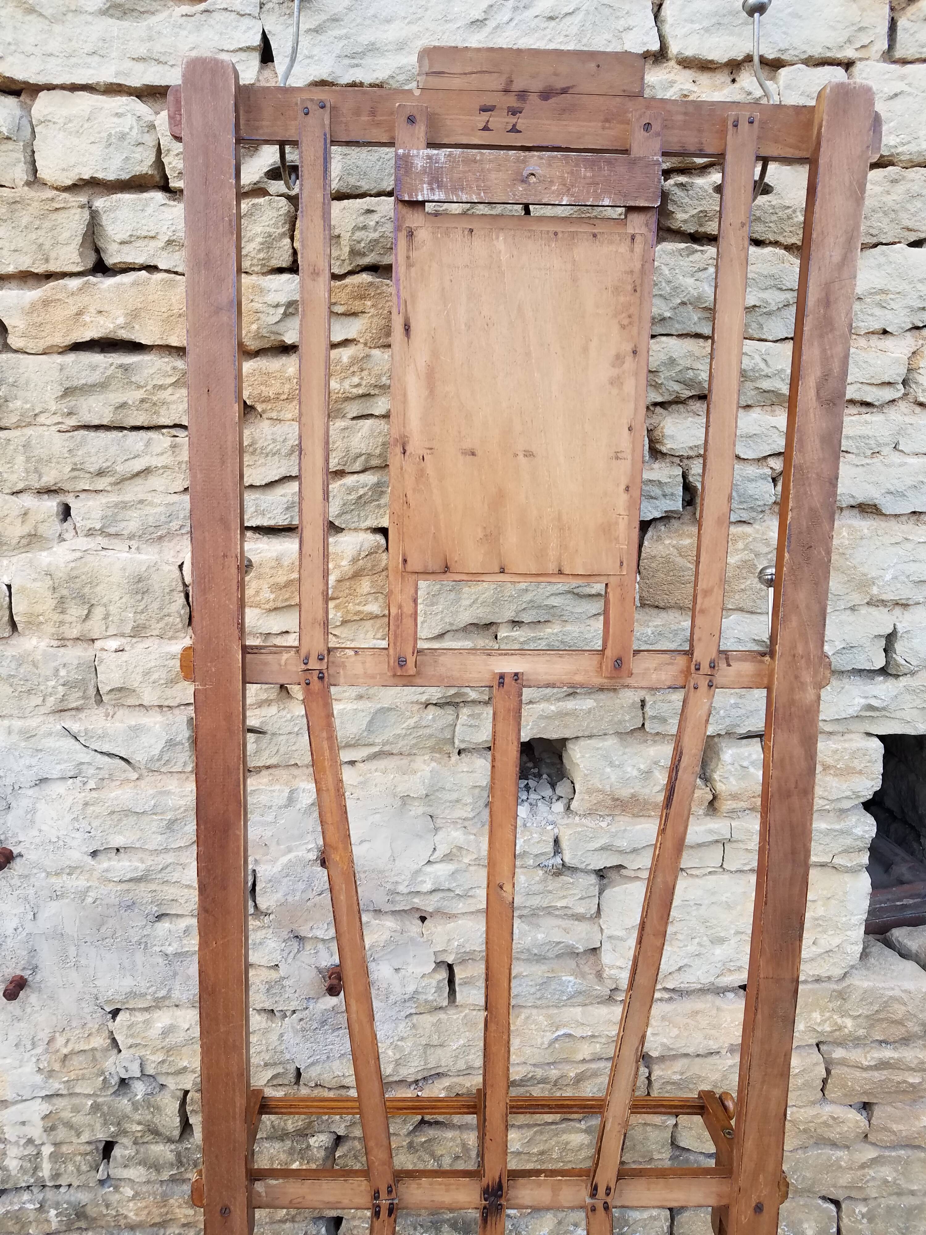 Coat rack, old oak cloakroom
