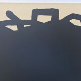Original lithograph with cutout by Eduardo CHILLIDA, Untitled, 1999