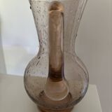 Carafe pitcher bubbles beige pink