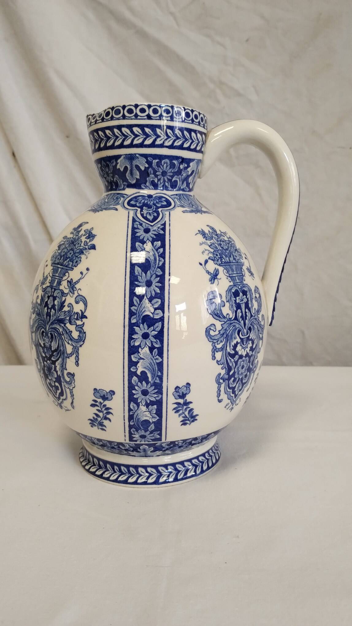 Earthenware pitcher from GIEN France