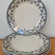 Five old plates of Sarreguemines