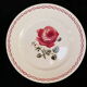 8 flat plates badonviller rose red