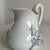 “Black Coral” milk jug – A. Giraud & Brousseau, Limoges – signed Fra
