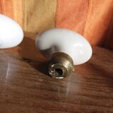 Porcelain door knob handles