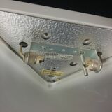 Space age wall lights in ABS plastic and frosted glass, set of 2
