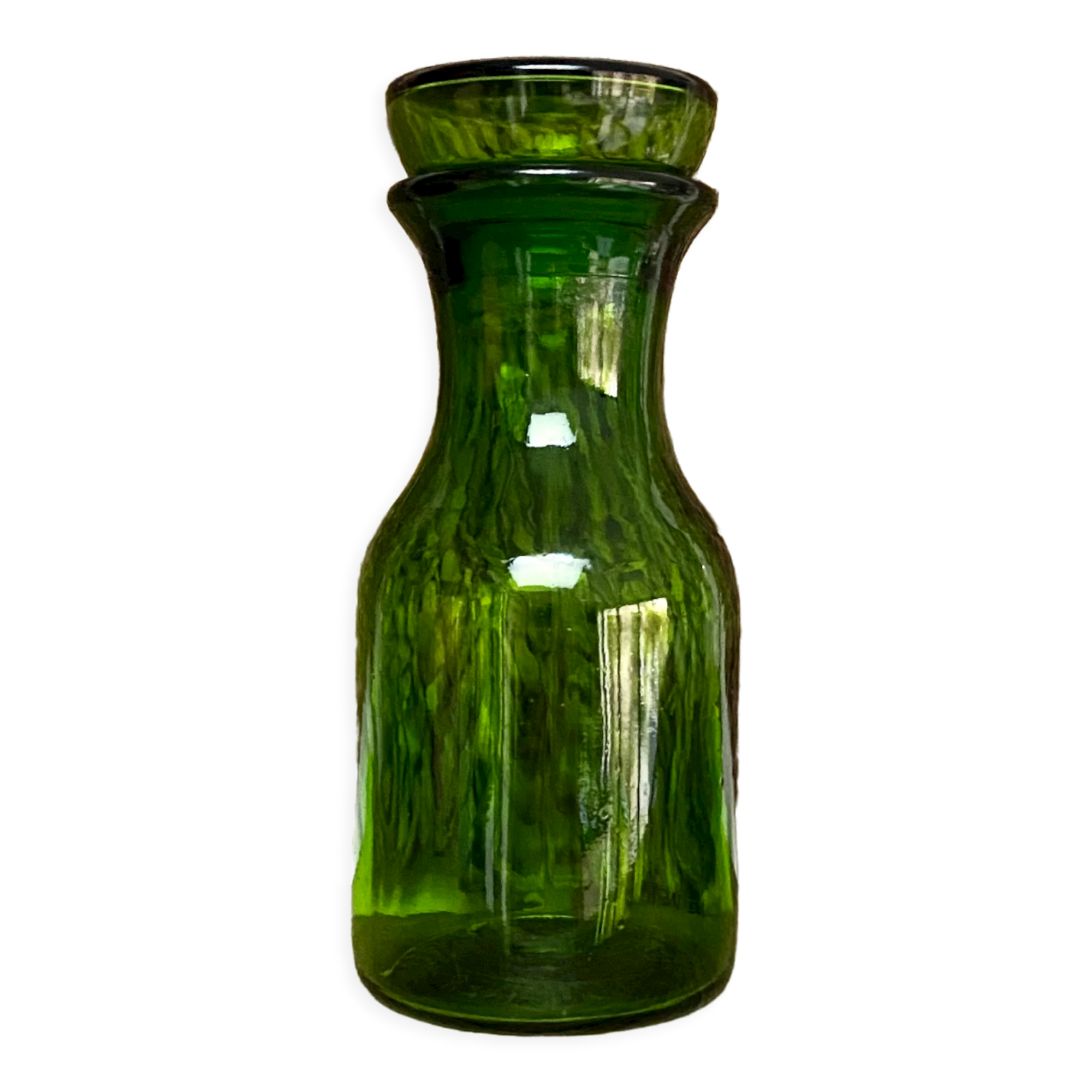 Vintage green jar