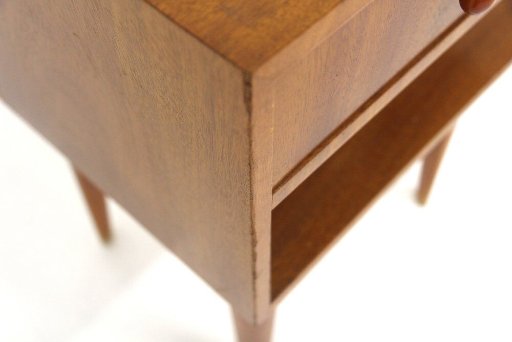 Mahogany bedside table, Swedish Modern, Sweden, 1940.