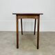 1950s oak desk, vintage, compass legs