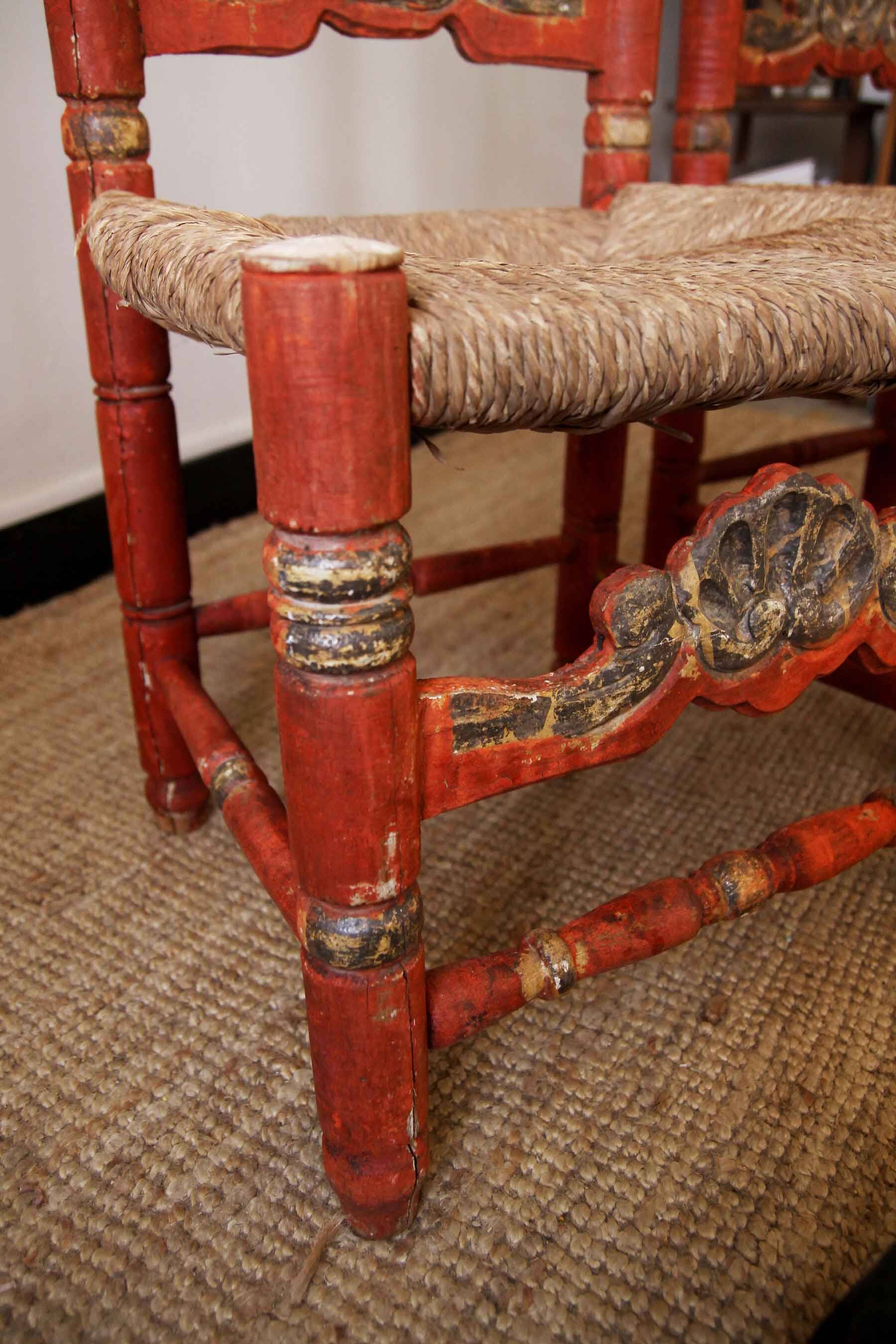 Pair of Majorcan chairs
