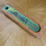 Wooden school pencil case 1950s 1960s