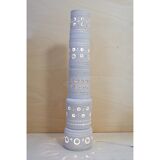 Georges Pelletier, totem floor lamp in white earth.