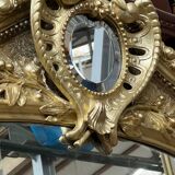 Large antique castle mirror