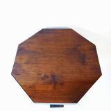 Octagonal Side Table With Baluster Shaft