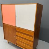 Meuble U-450 en Chêne par Jiří Jiroutek pour Interiér Praha, Tchécoslovaquie, 1