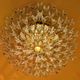 Stilkronen gold-plated brass and crystal glass chandelier, Italy 1970s