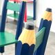 Vintage coloured pencil furniture set – IKEA x Pierre Sala