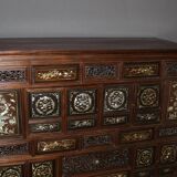 Indochinese Cabinet with Mother-of-Pearl Inlay, late 19th century