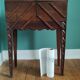 Small worker/sewing box in old carved wood
