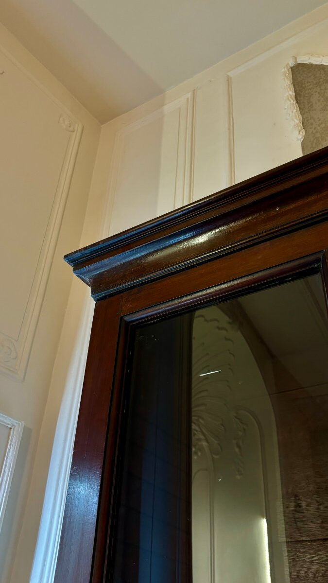 Pair of Mahogany Bookcases / Display Cabinets in George III style