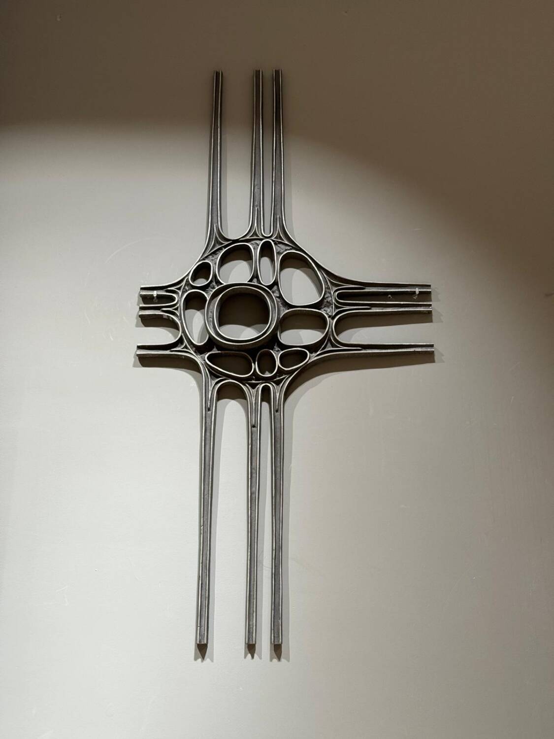 Brutalist wall sculpture from the 1970s