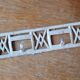 Tea towel hanger in cast aluminum, retro 1950s