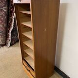 Vintage curtain filing cabinet