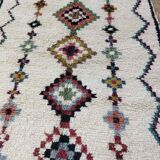 Handmade wool Berber rug 258x164 cm
