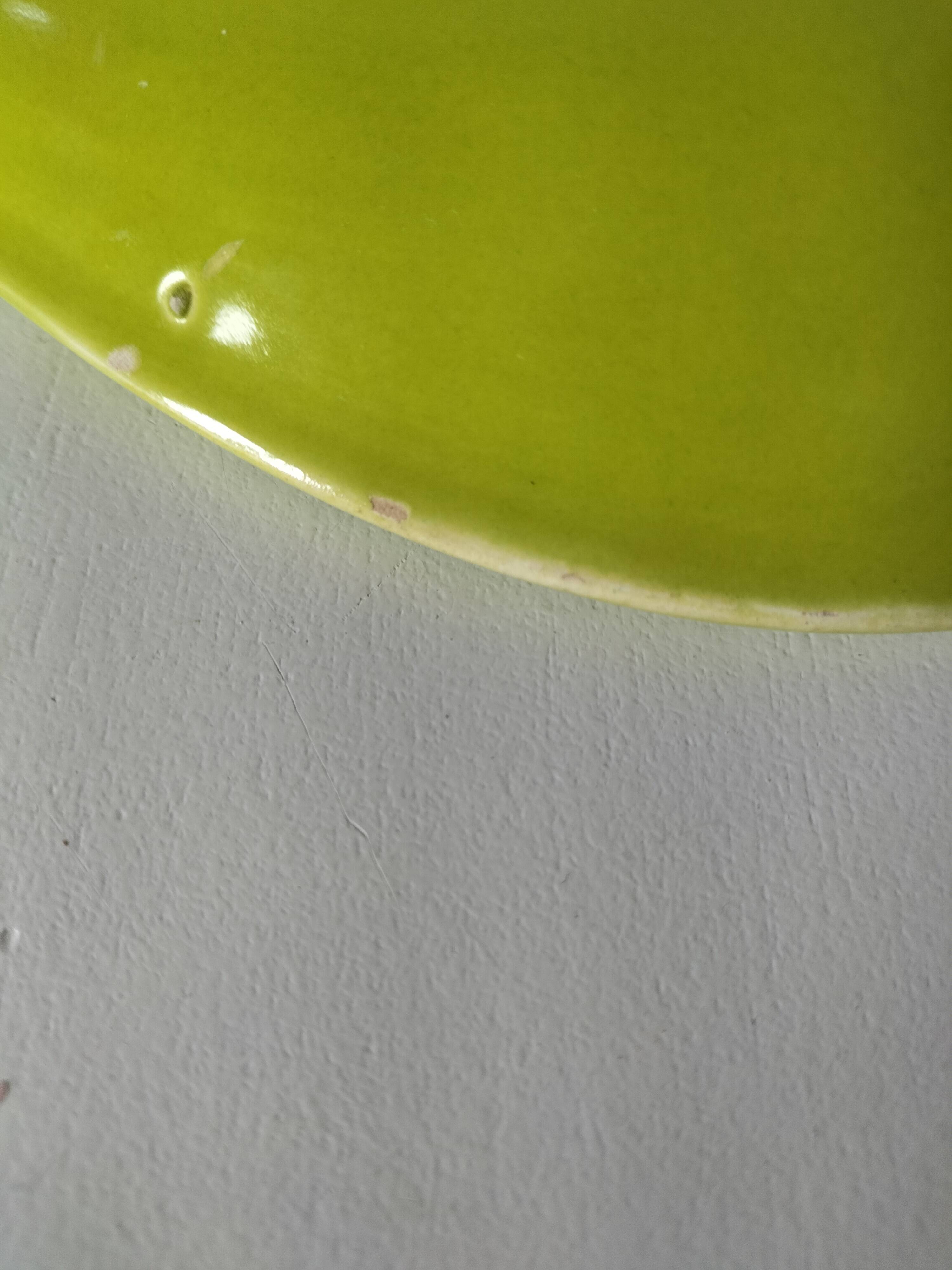 Vintage green relief fish dish Gien
