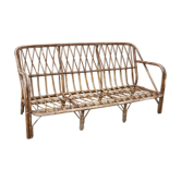 Rattan bench 1960