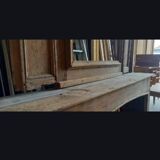 Cheminée et trumeau de château XVIIIe en chêne