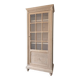 Antique glass-fronted cabinet with crossbars / display cabinet