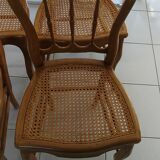 6 chairs in natural canning
