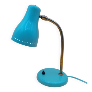 Lampe de bureau verte - laiton