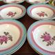 Lot hollow plates Digoin Sarreguemines model Pelleas