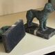 Art Deco poodle-shaped bookends