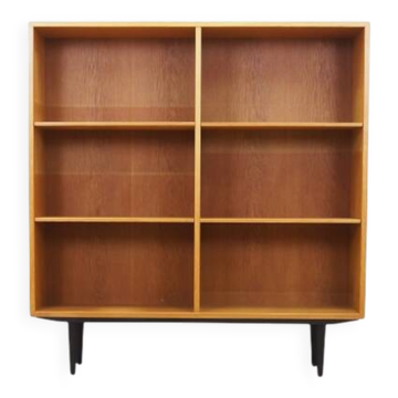 Bibliothèque en frêne, design scandinave, années 1960, designer : Børge Mogensen, fabrication